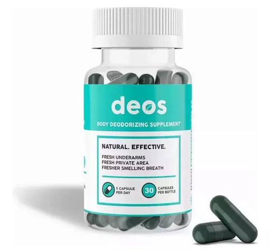 Deos - desodorante natural sin aluminio con cristal de alumbre para protección 24 horas