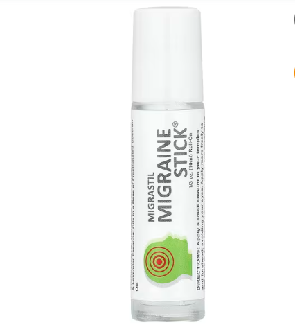 Migraine Stick x2 - roll-on natural con menta y lavanda para alivio de migrañas y dolor de cabeza
