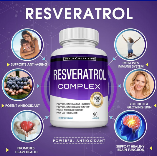 Resveratrol Complex - cápsulas antioxidantes para energía, antiage y bienestar