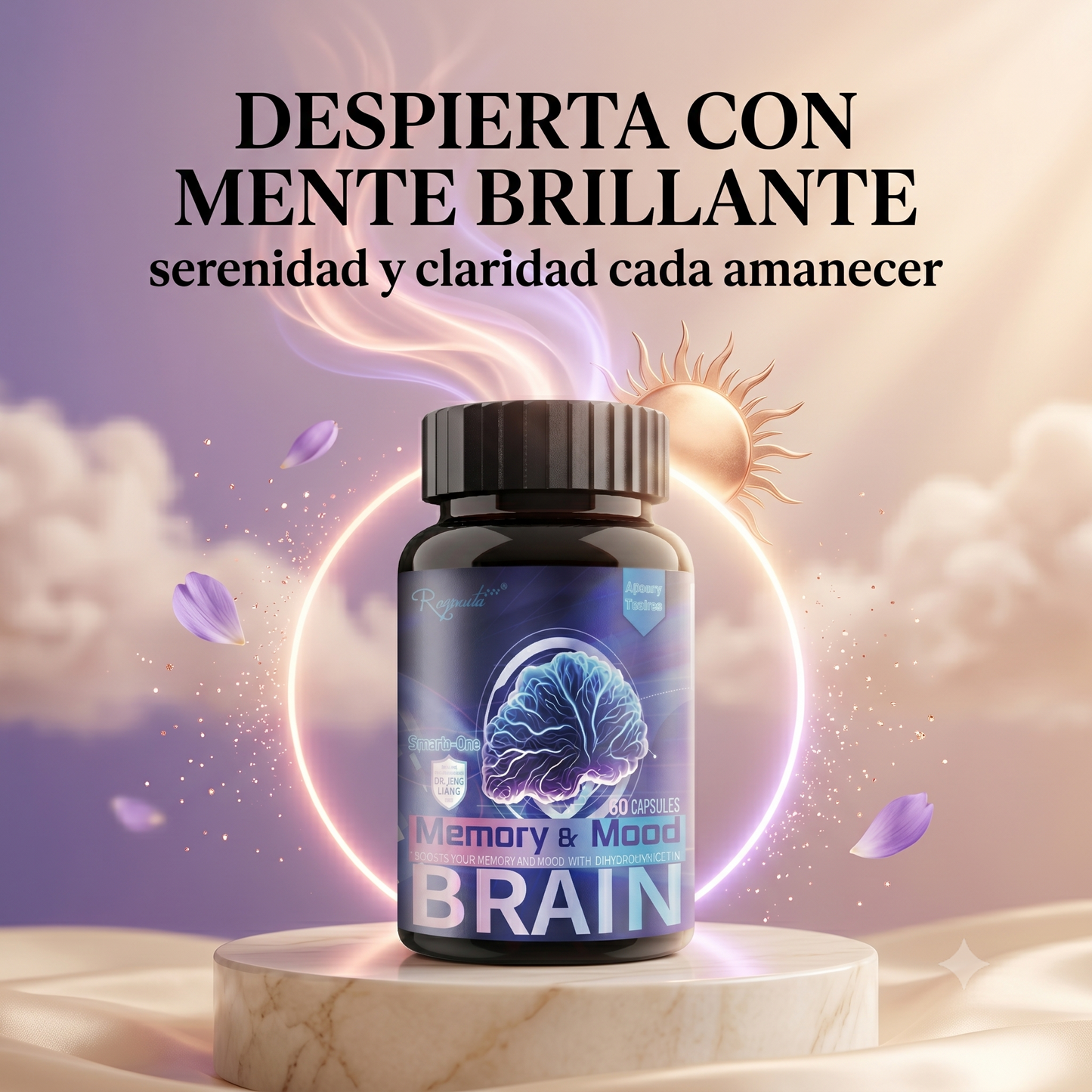 Memory Mood Brain — Cápsulas con Bacopa y DMAE para Memoria, Foco y Bienestar